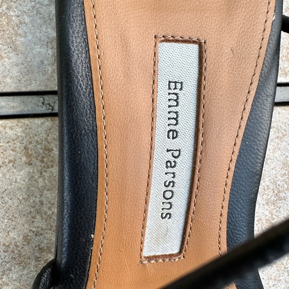 EMME PARSONS BLACK SUSAN SLIDE SANDALS - Picture 8 of 15